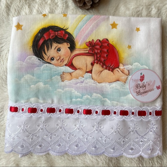 Muslin baby swaddle (Handmade) - Picture 13 of 16